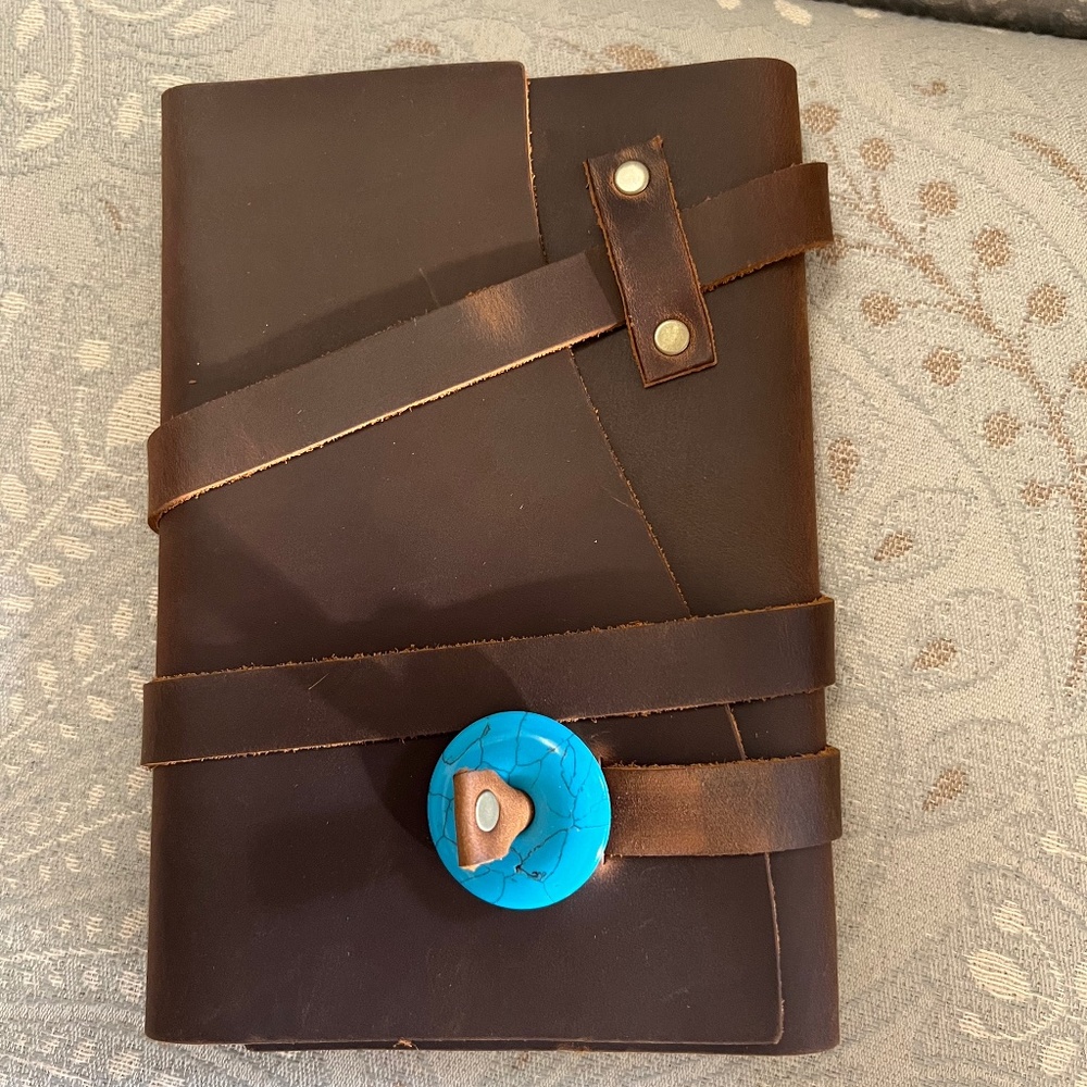 Portland Leather Wrap Journal Medium/Canyon